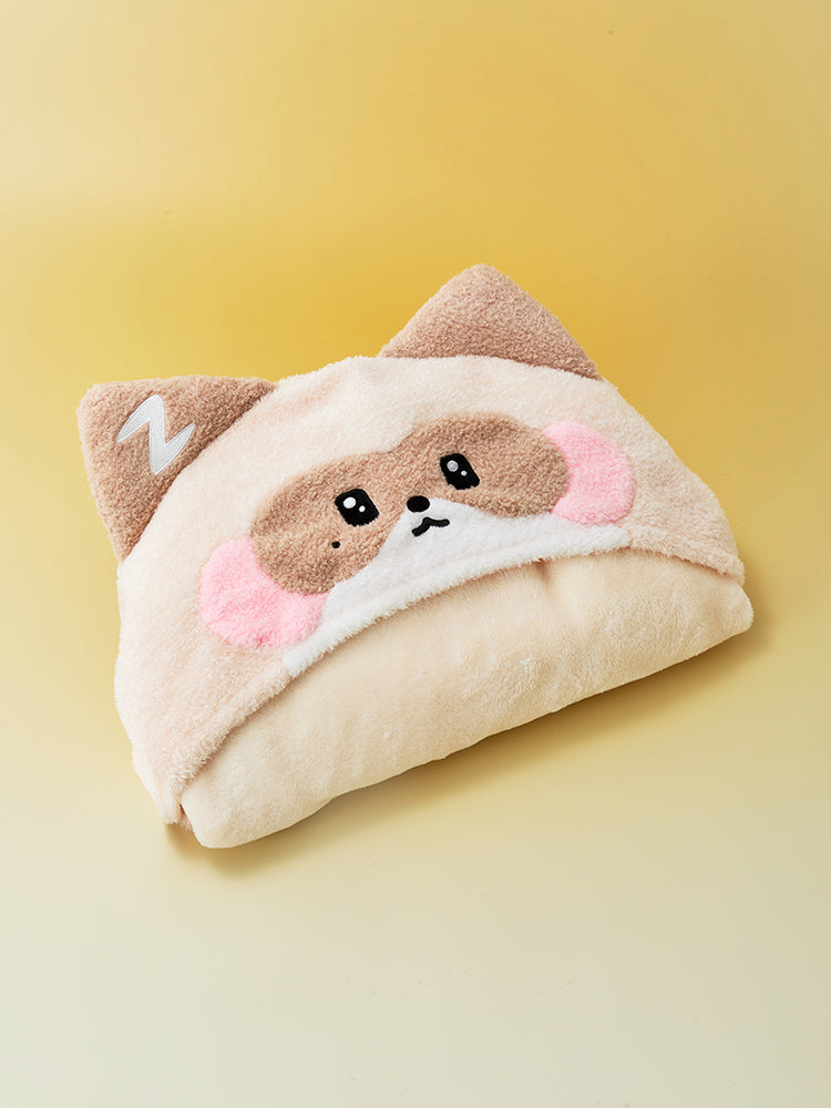 zeroni フード付きブランケット(Fluffy Wonderland) hanini
