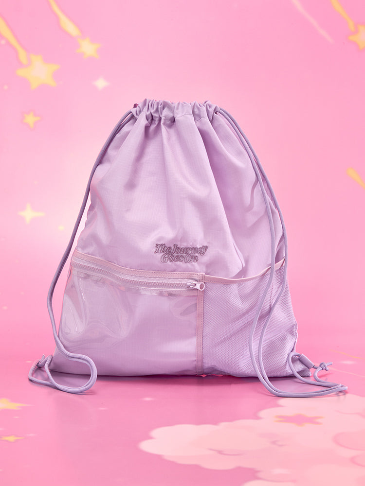 クリアポケット巾着バッグ(THE JOURNEY) BT21