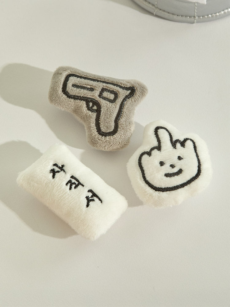 ぬいぐるみ スナップ小物付き(THROW AWAY) ブラキオ