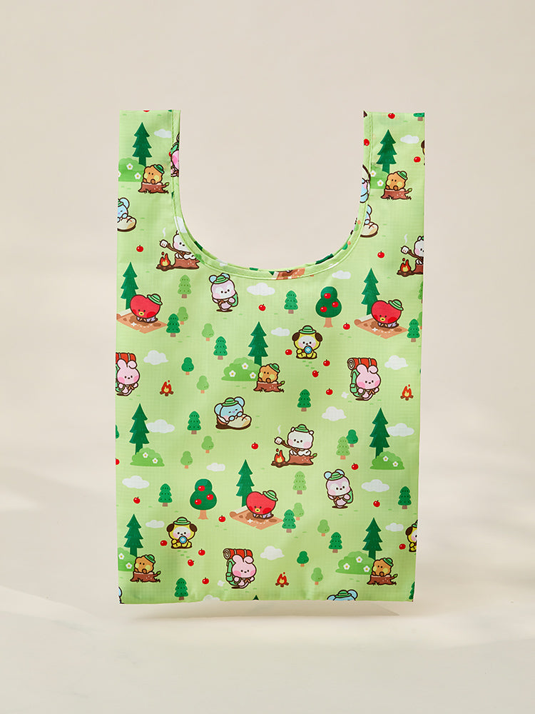minini お買い物袋 グリーン(SCOUT) BT21