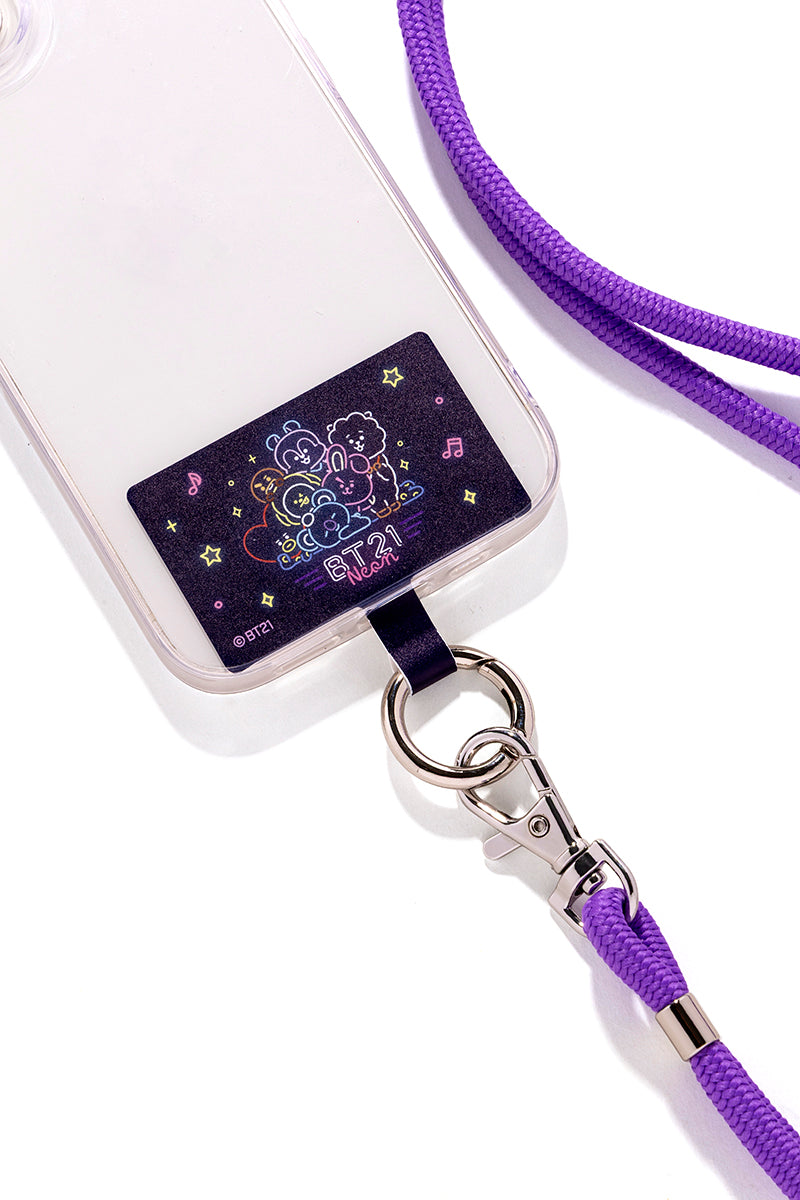 フォンタブ&ストラップ(NEON) BT21