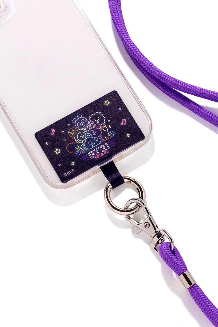 フォンタブ&ストラップ(NEON) BT21