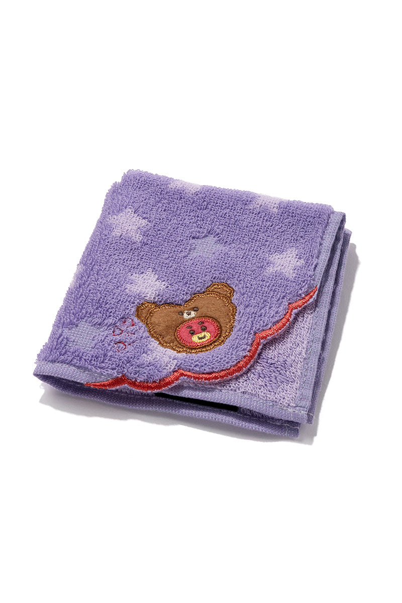 ミニタオル 刺繍ドット TATA