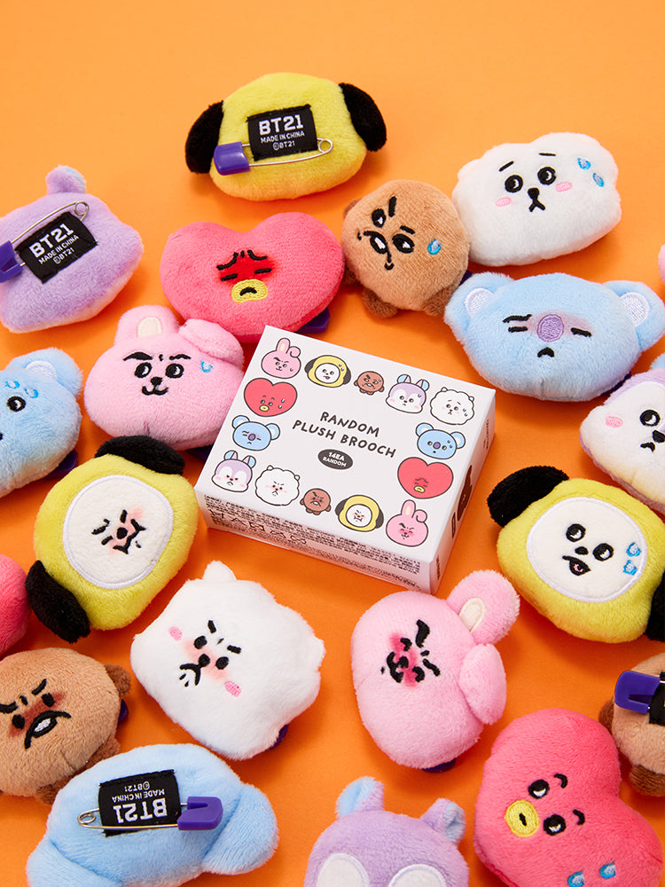 ランダムフェイスブローチ(TODAY'S FACE) BT21