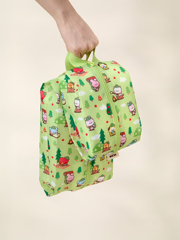 BT21 minini トラベルポーチセット グリーン(SCOUT) BT21