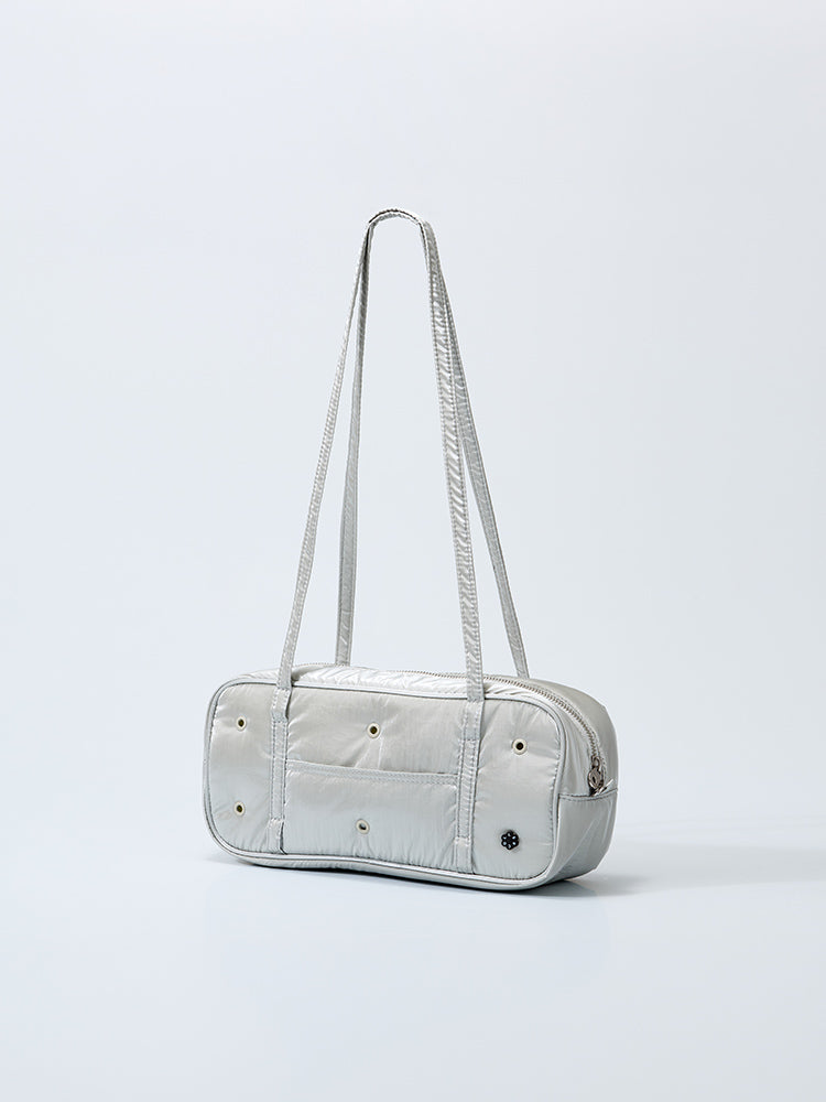 【予約販売】[coller aespa edition] COLLER バゲットバッグ パールグレー
