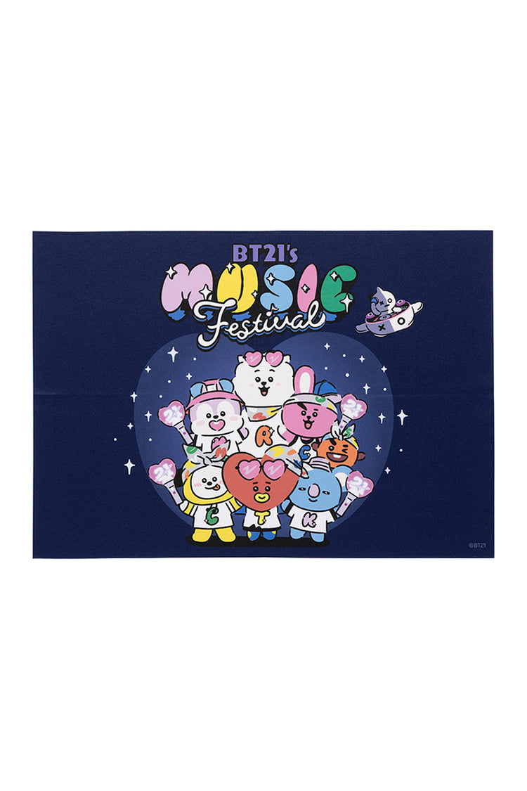 ファブリックポスターB3(MUSIC FESTIVAL) BT21
