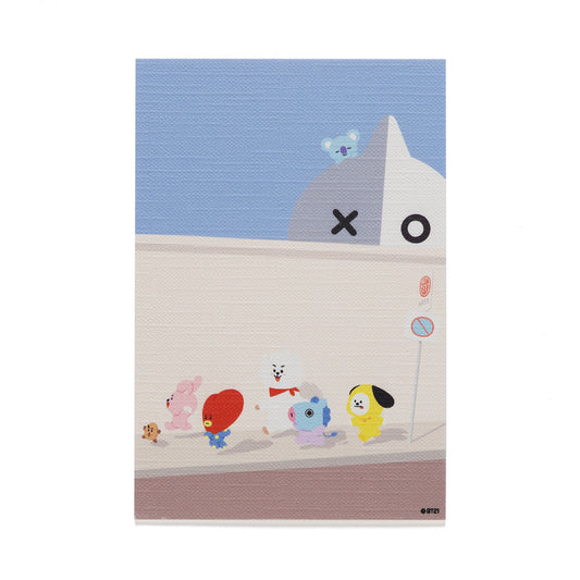 MUSEUM キャンバスポストカード(STREET) BT21