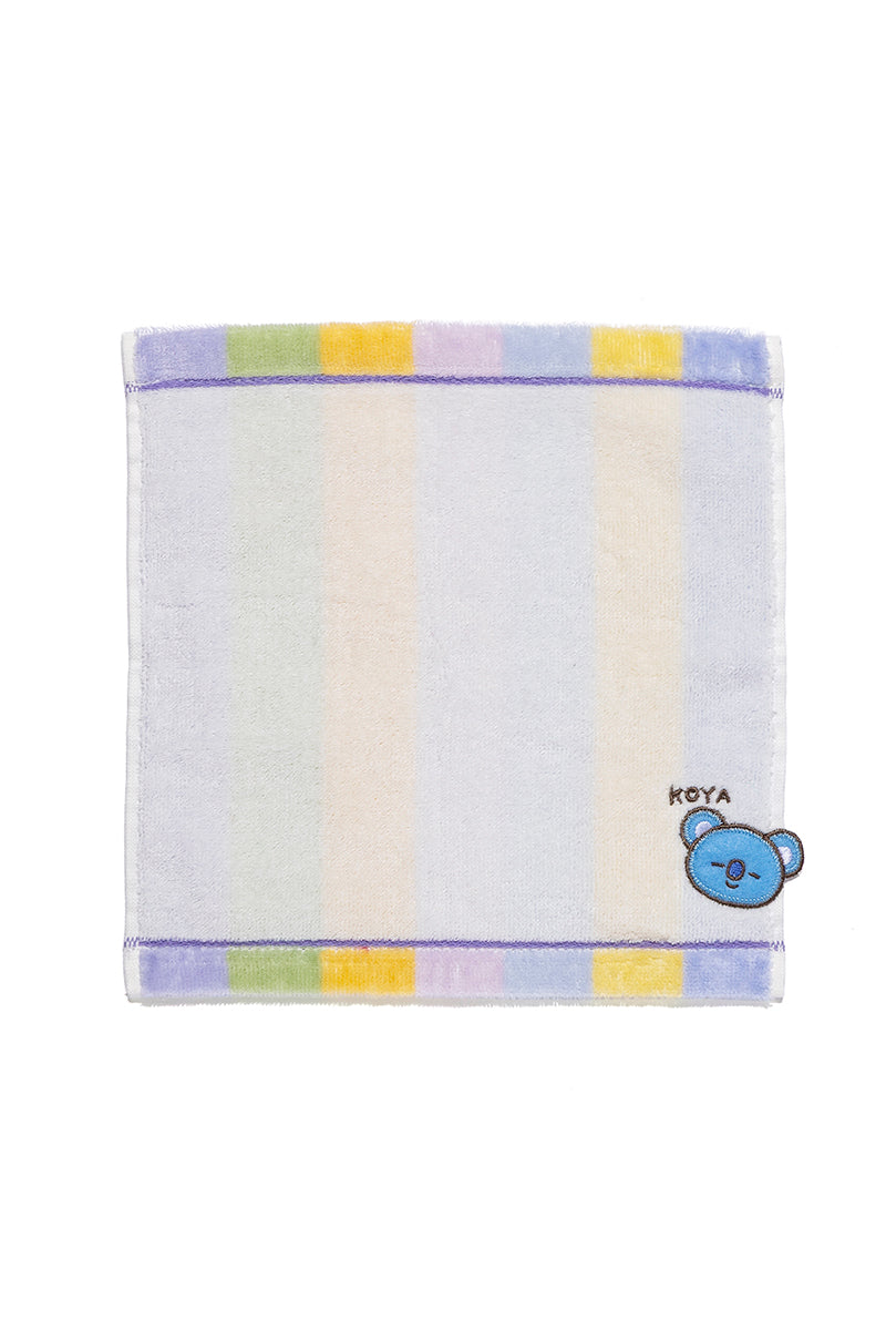 ミニタオル 飛出刺繍ストライプ KOYA
