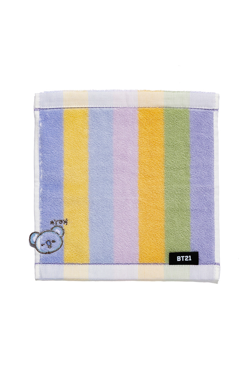 ミニタオル 飛出刺繍ストライプ KOYA