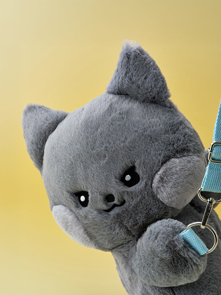 zeroni フラットぬいぐるみ バッグ zeroni ぬいぐるみバッグ(Fluffy