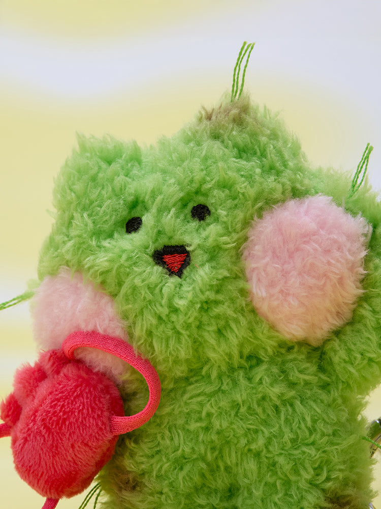 minini ふわふわぬいぐるみキーリング ぼろぼろ(EXPRESSION)  レニニ