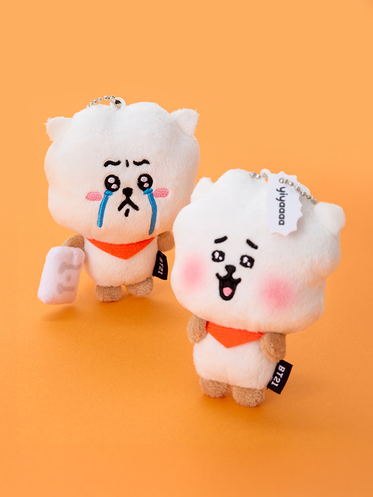 ぬいぐるみキーリング うっとり(TODAY'S FACE) RJ