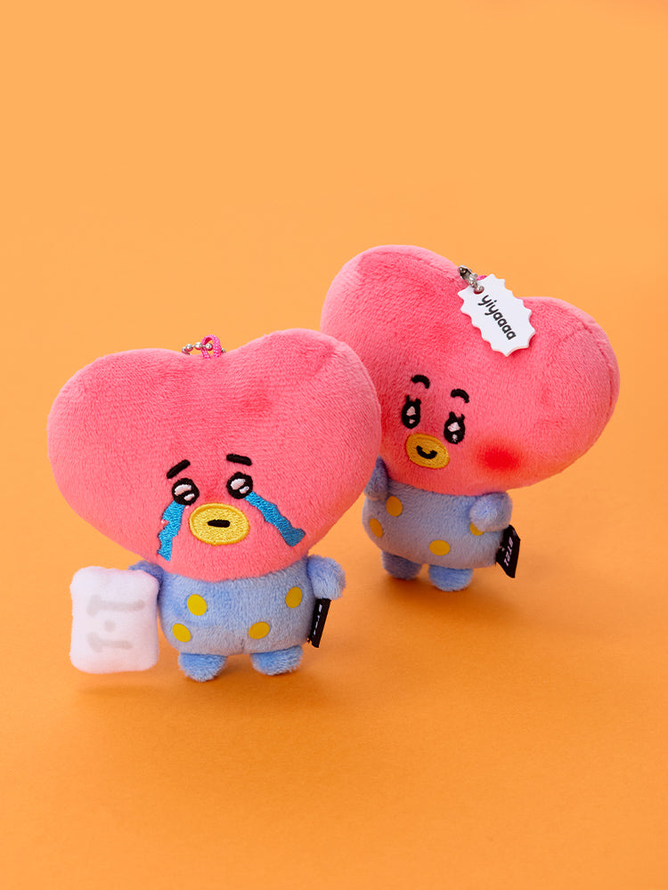 ぬいぐるみキーリング うっとり(TODAY'S FACE) TATA