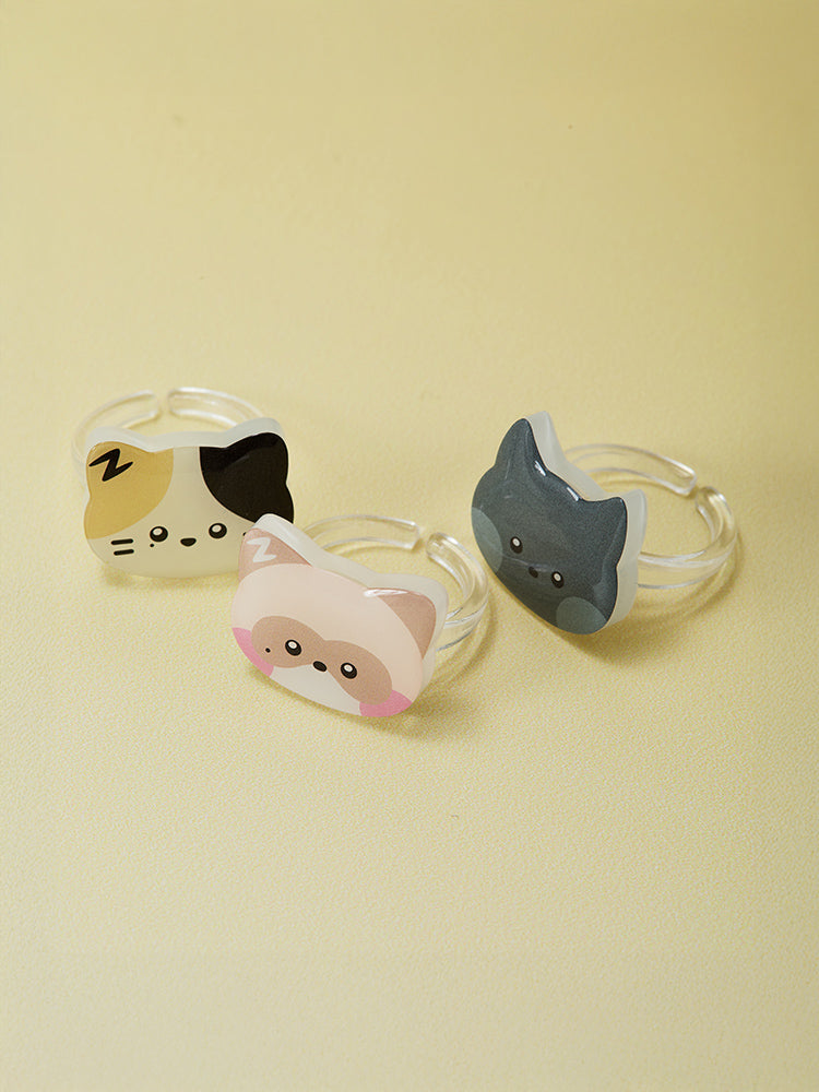 zeroni ランダムアクリルリング(Fluffy Wonderland)