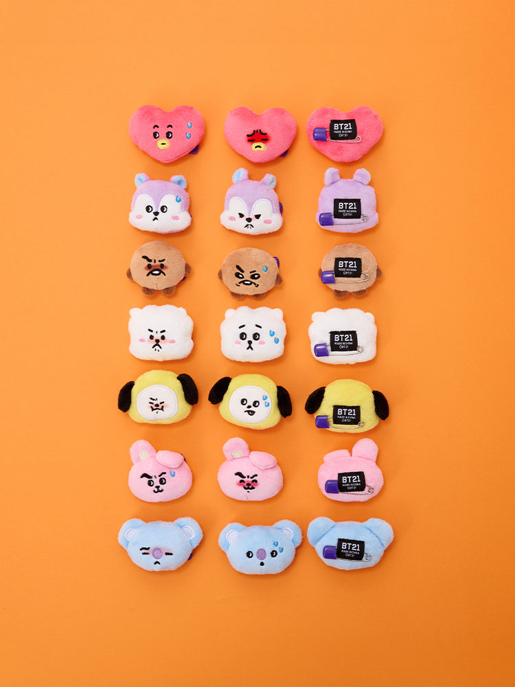ランダムフェイスブローチ(TODAY'S FACE) BT21