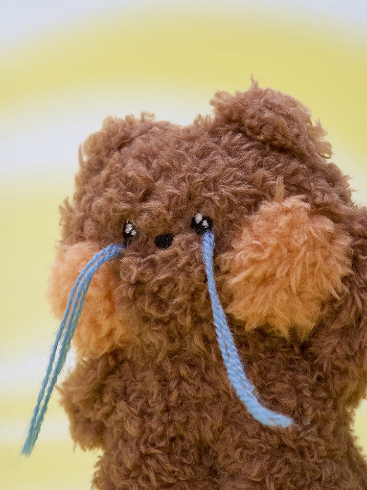 minini ふわふわぬいぐるみキーリング 泣(EXPRESSION) ブニニ