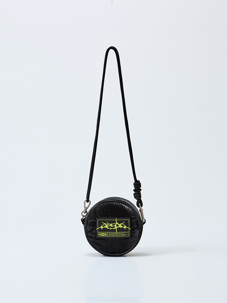 【予約販売】[coller aespa edition] LEMONADE キーリングバッグ(オニキスブラック)＋メタルスティコン(3個入り)セット