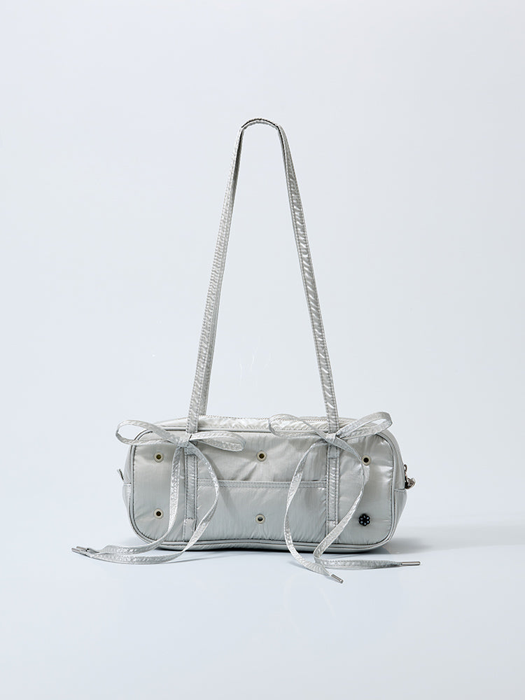 【予約販売】[coller aespa edition] COLLER バゲットバッグ パールグレー