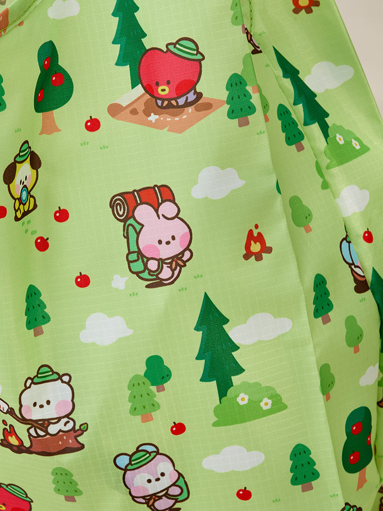 minini お買い物袋 グリーン(SCOUT) BT21