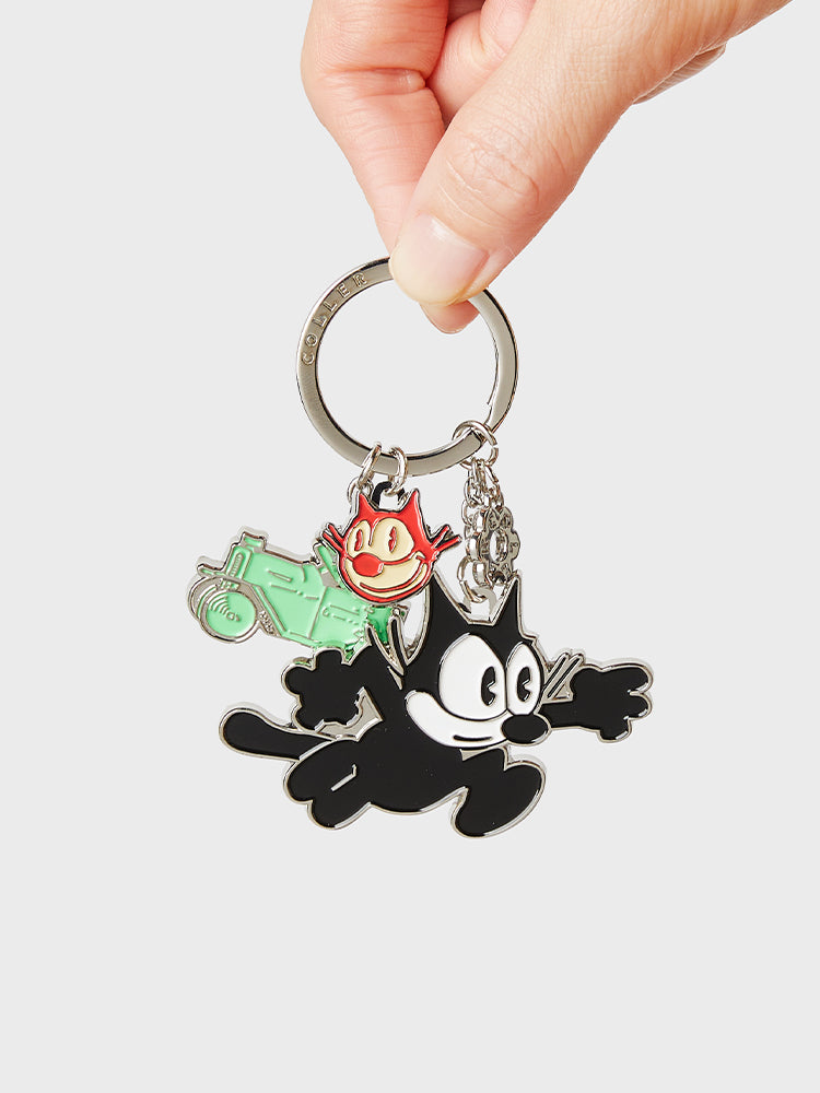 COLLER x UNIVERSAL メタルキーリング  フェリックス VER.1