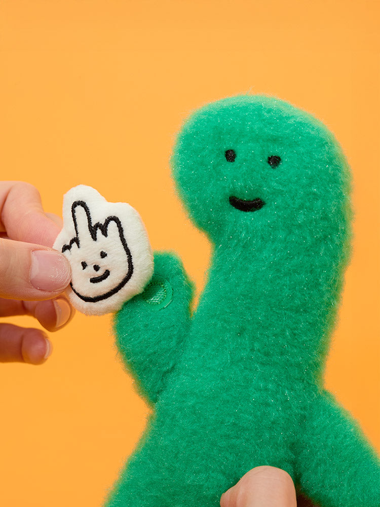 ぬいぐるみ スナップ小物付き(THROW AWAY) ブラキオ