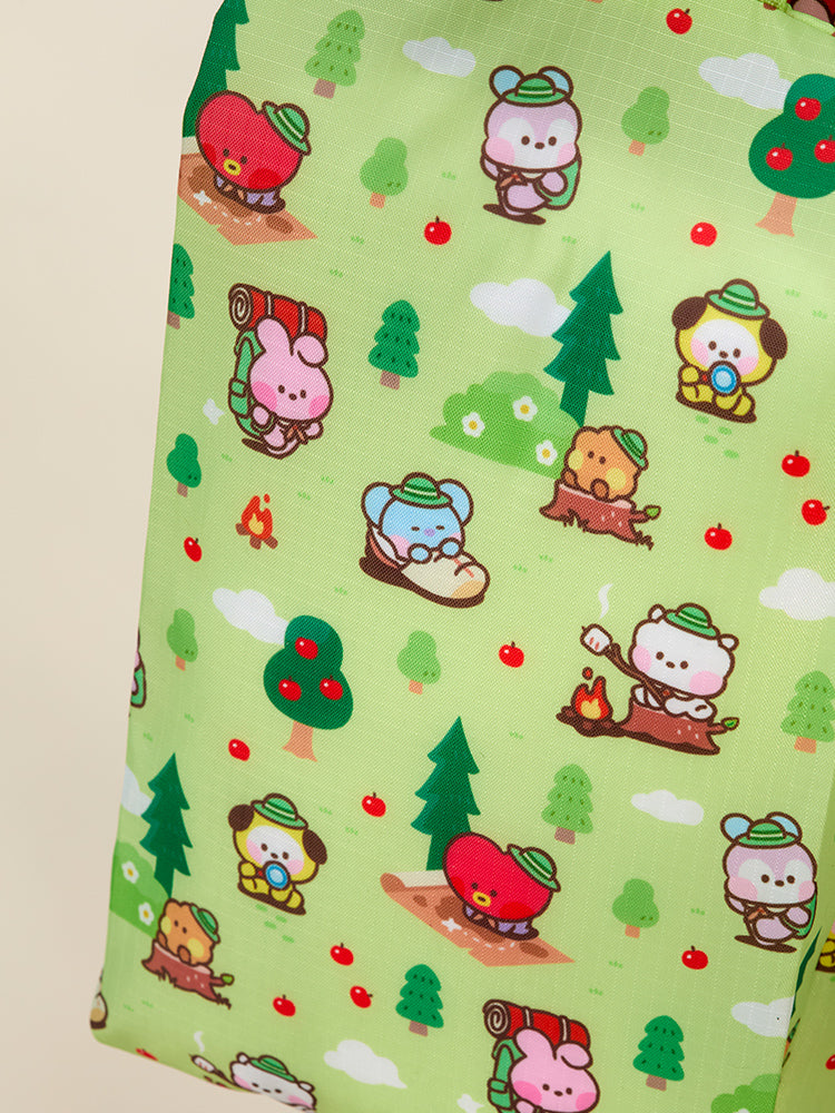 BT21 minini トラベルポーチセット グリーン(SCOUT) BT21