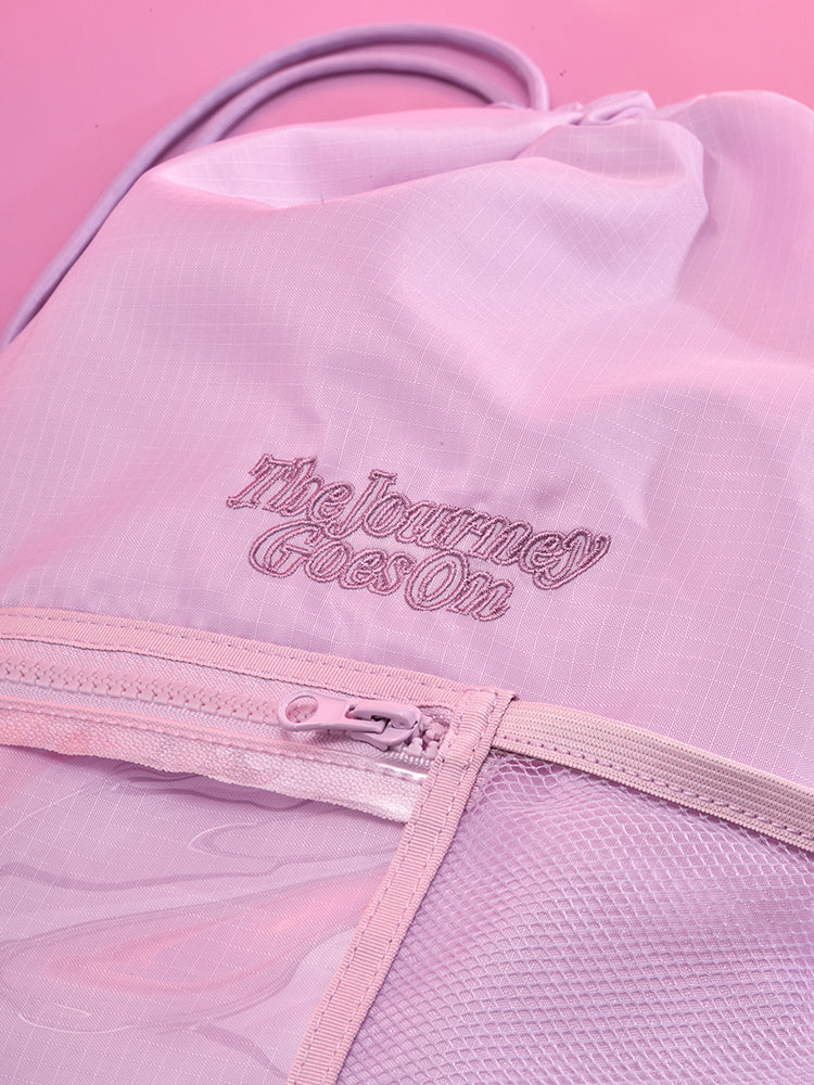 クリアポケット巾着バッグ(THE JOURNEY) BT21