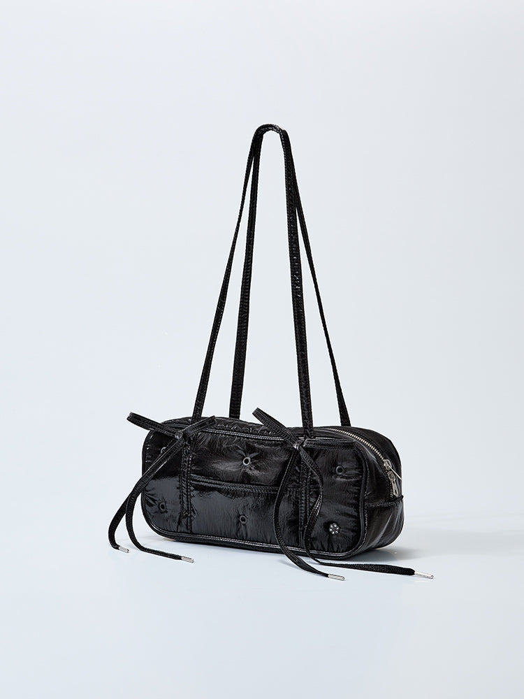 【予約販売】[coller aespa edition] COLLER バゲットバッグ(オニキスブラック)＋メタルスティコン(3個入り)セット