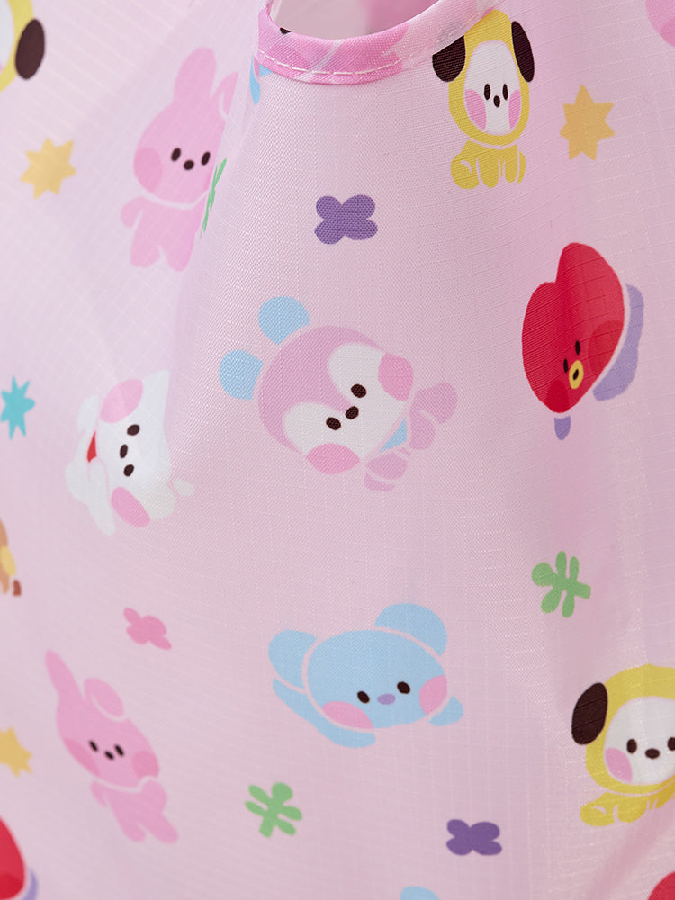 minini お買い物袋 ピンク(SCOUT) BT21