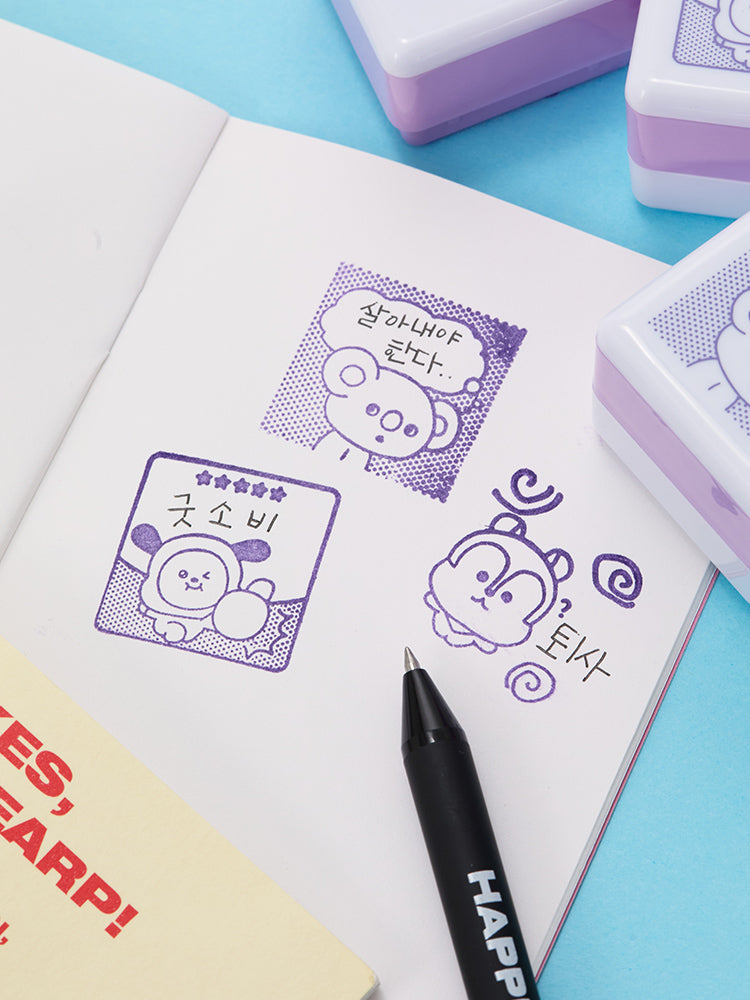ランダム漫画スタンプ(TODAY'S FACE) BT21