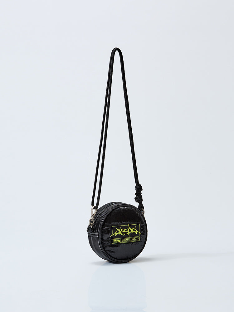 【予約販売】[coller aespa edition] LEMONADE キーリングバッグ(オニキスブラック)＋メタルスティコン(3個入り)セット