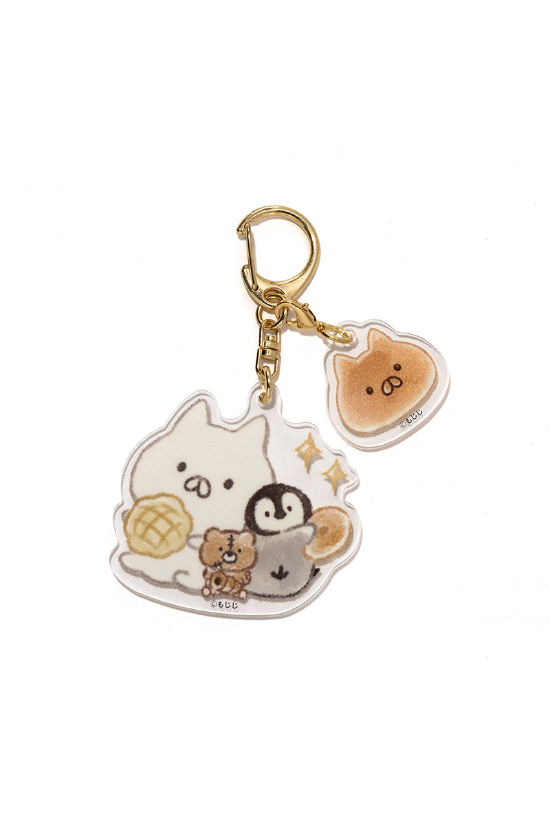 2連アクリルキーホルダー(BAKERY) ねこくん