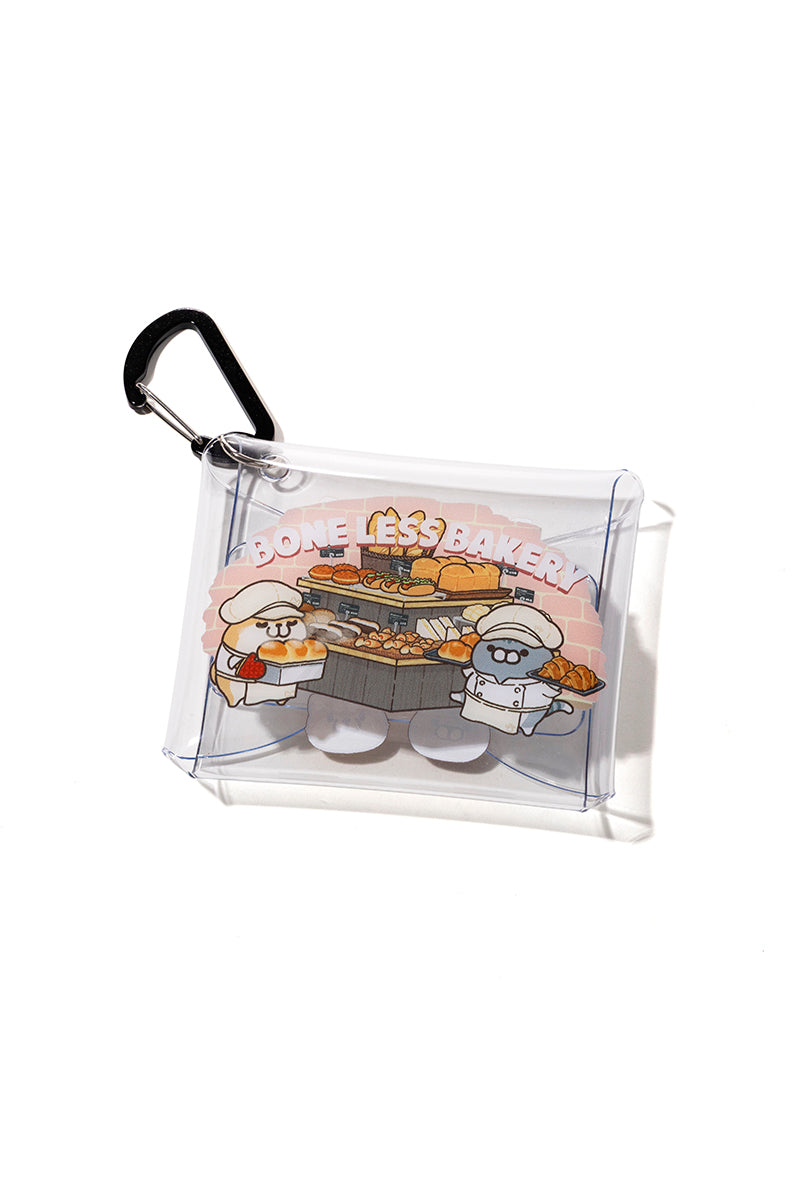 クリアマルチケースSS(BAKERY) ボンレス犬とボンレス猫