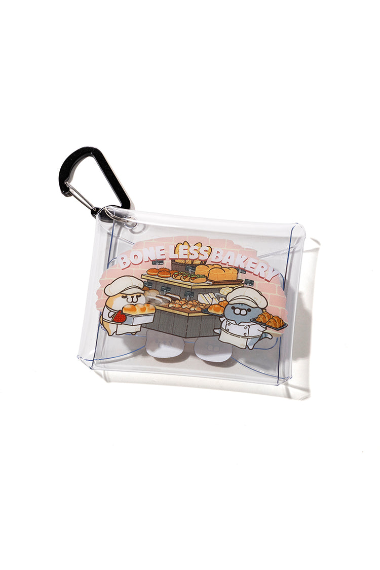 クリアマルチケースSS(BAKERY) ボンレス犬とボンレス猫