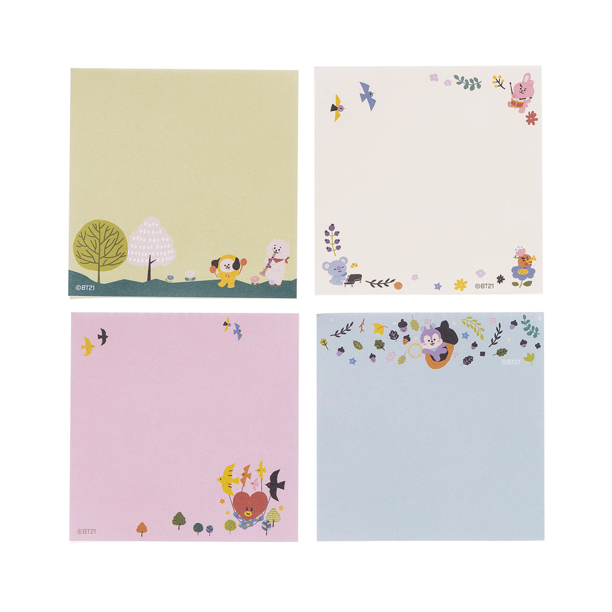 メモパッド(Nordic forest) BT21