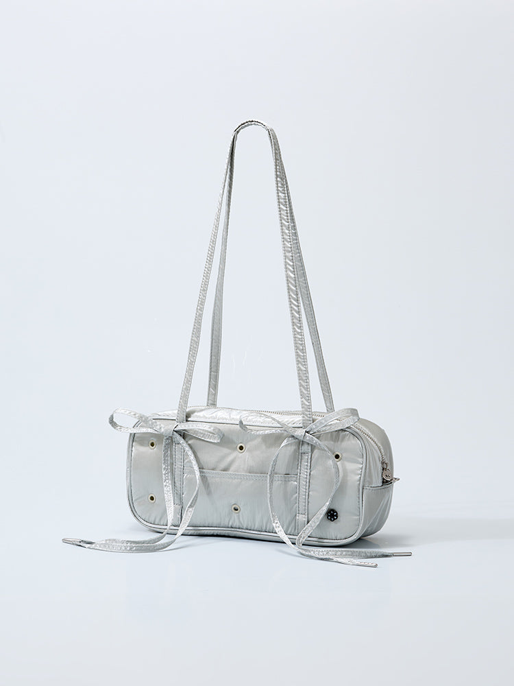 【予約販売】[coller aespa edition] COLLER バゲットバッグ パールグレー