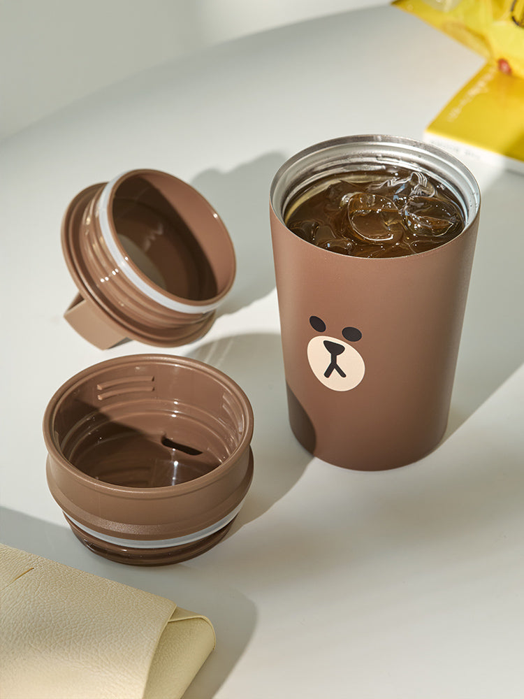 タンブラー(320ml) ブラウン