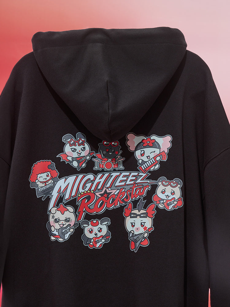 MIGHTEEZ ジップアップパーカー(Rock The Stage)