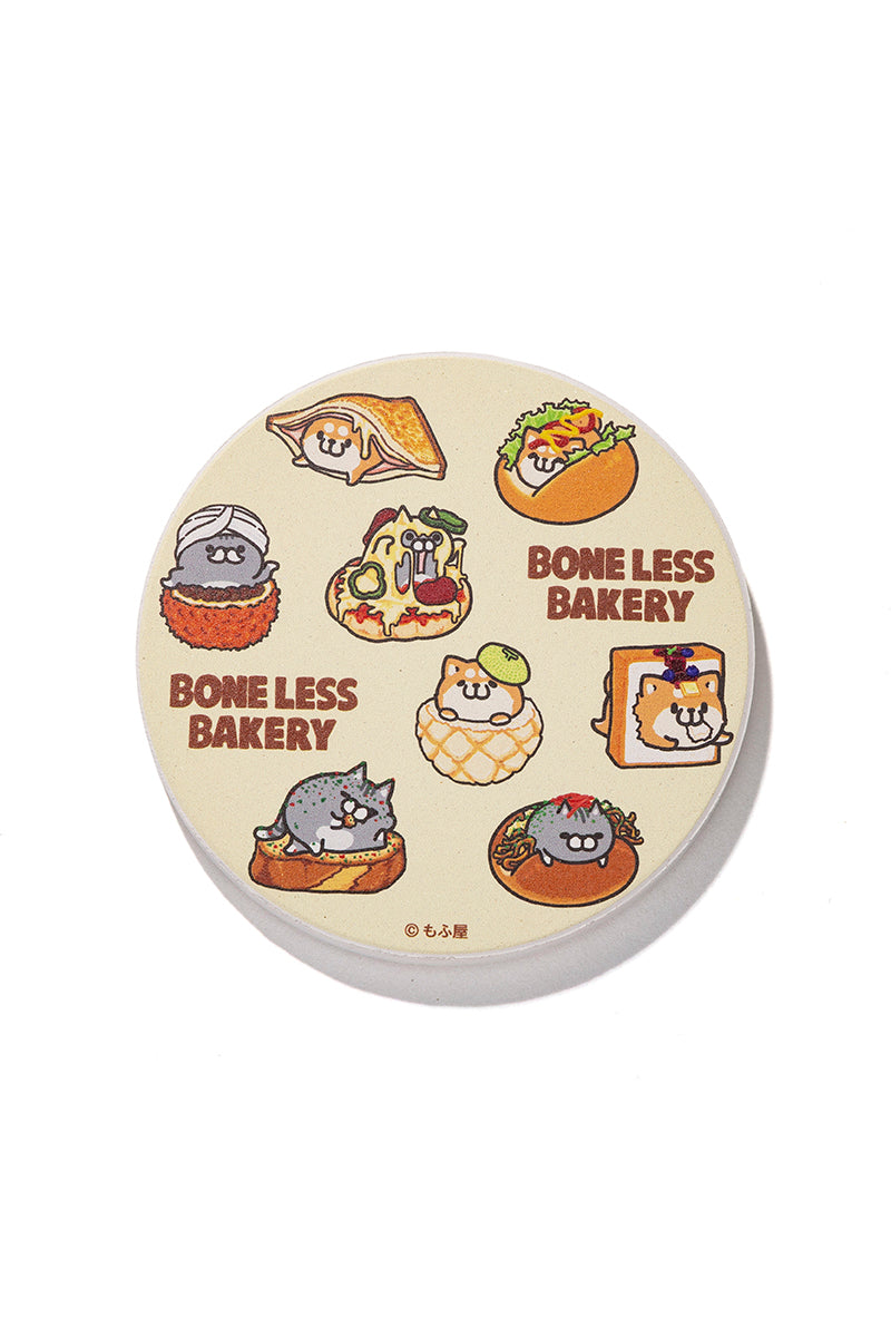 吸水コースター パン(BAKERY) ボンレス犬とボンレス猫