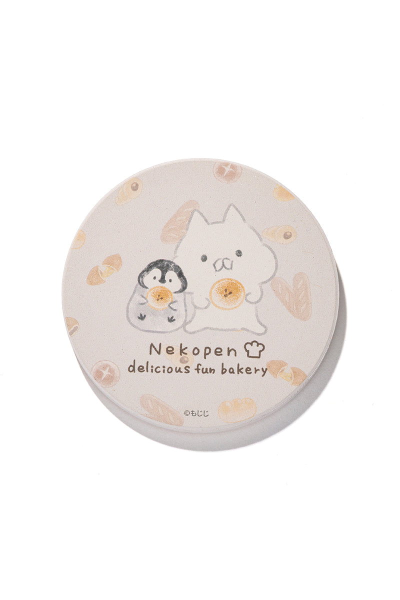 吸水コースター もぐもぐ(BAKERY) ねこぺん日和