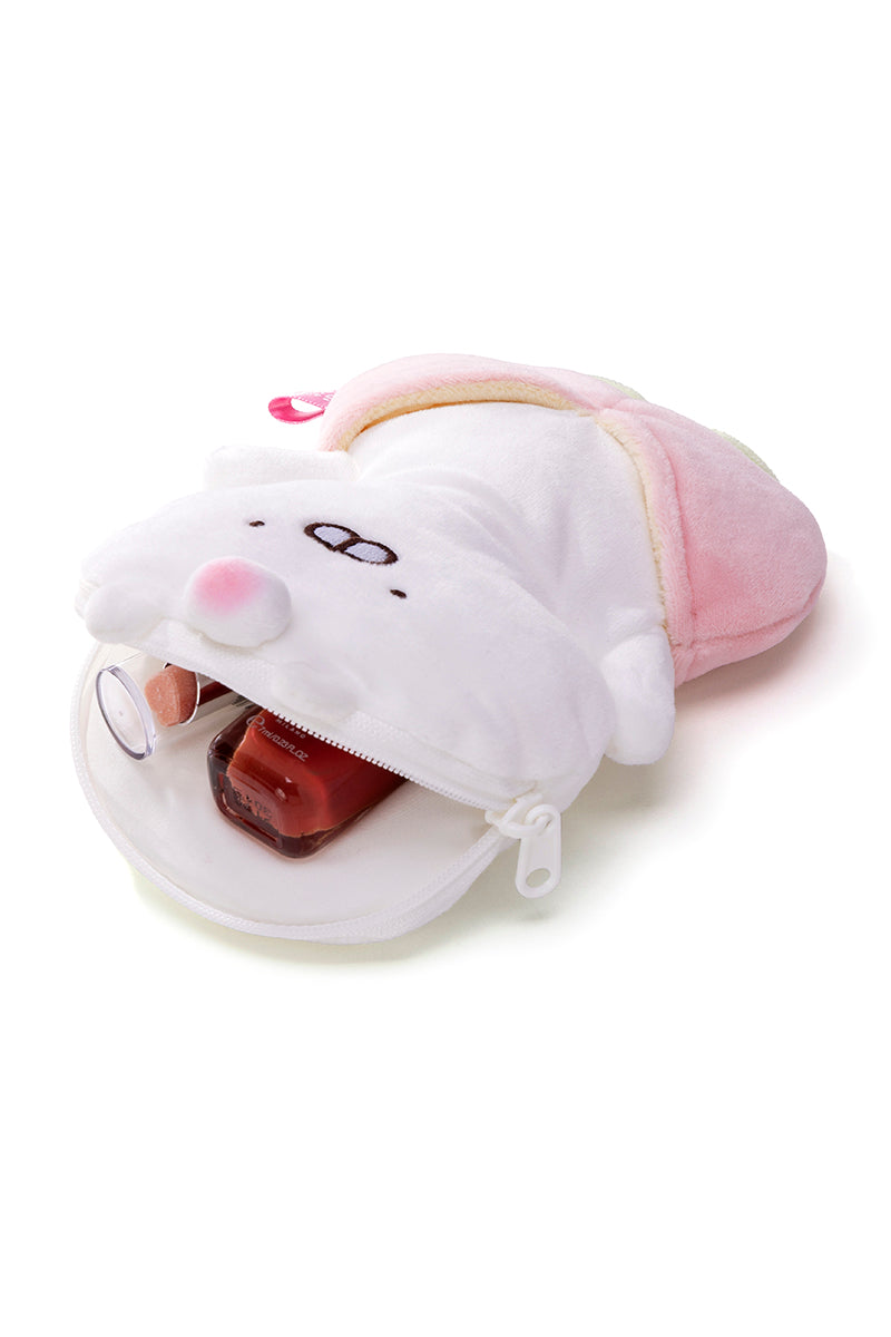 ももたろまる ダイカットフラットポーチ(むかしばなし) うさまる