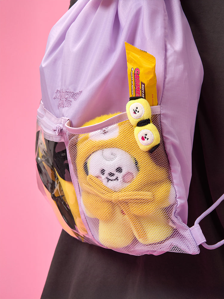 クリアポケット巾着バッグ(THE JOURNEY) BT21