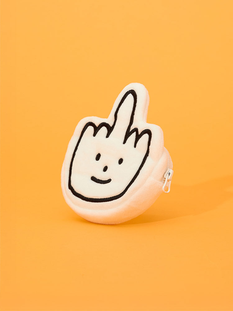 フラットポーチ 指(THROW AWAY) JOGUMAN