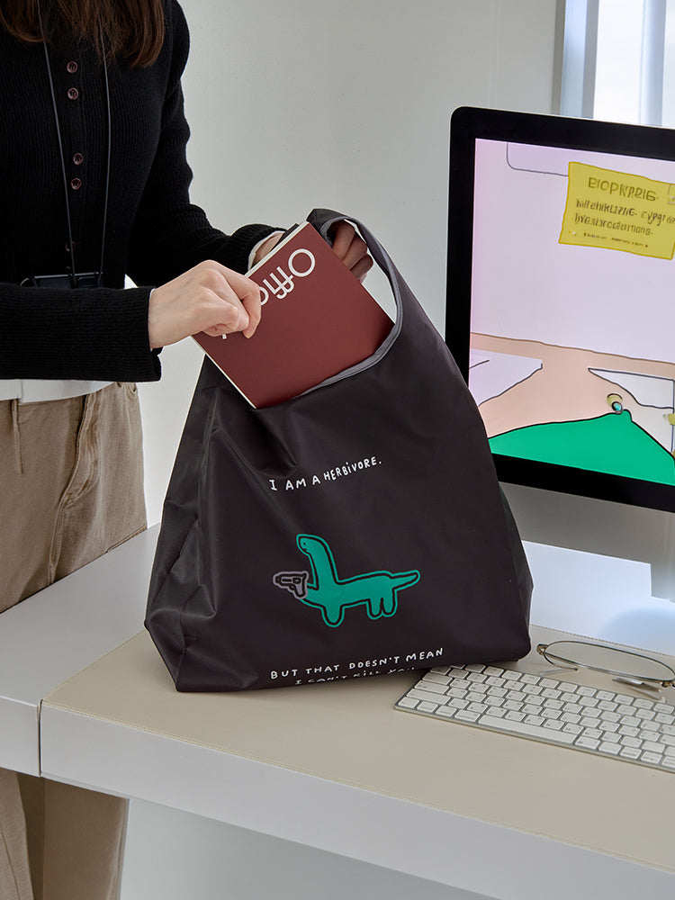 エコバッグ ブラック(OFFICE) JOGUMAN