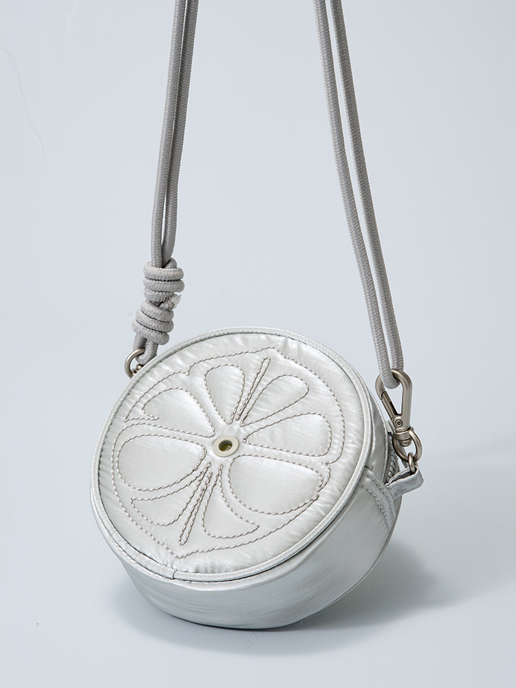 【予約販売】[coller aespa edition] LEMONADE キーリングバッグ パールグレー