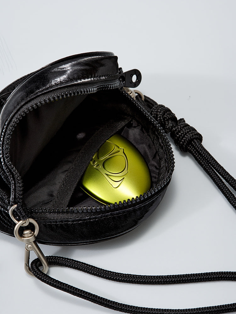 【予約販売】[coller aespa edition] LEMONADE キーリングバッグ(オニキスブラック)＋メタルスティコン(3個入り)セット