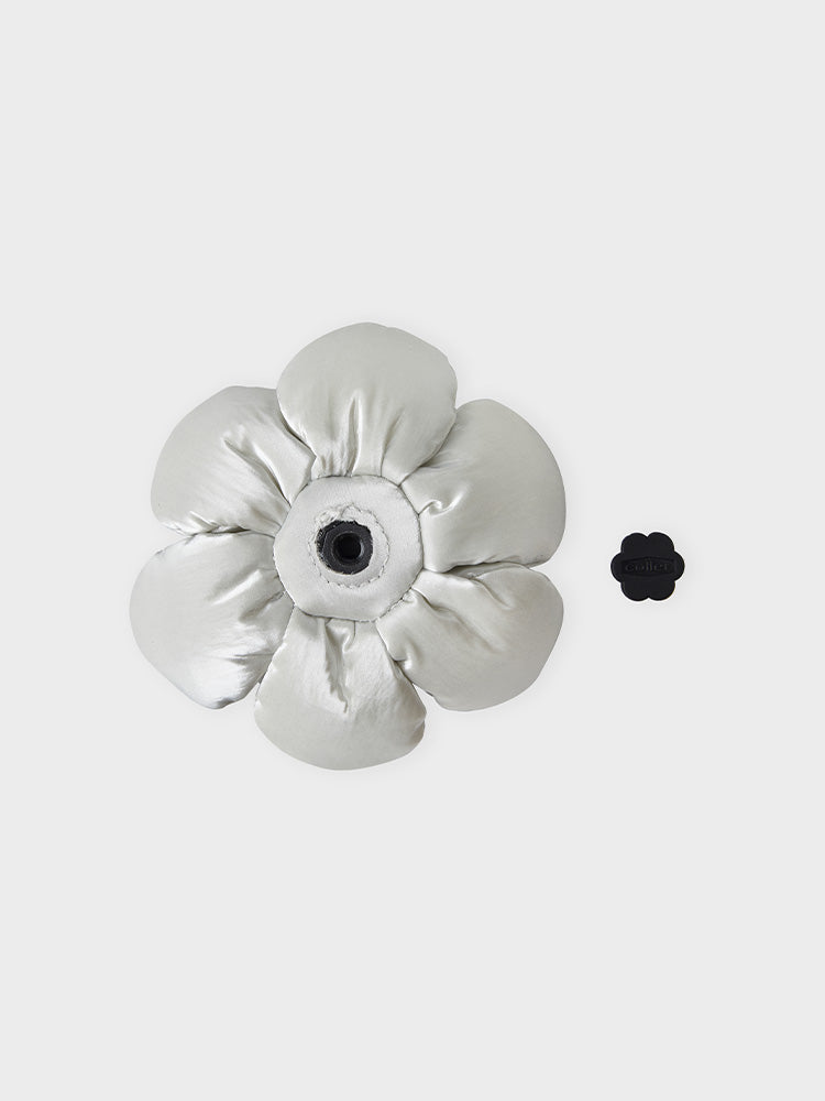 COLLER PADDED 花型スティコン シルバー