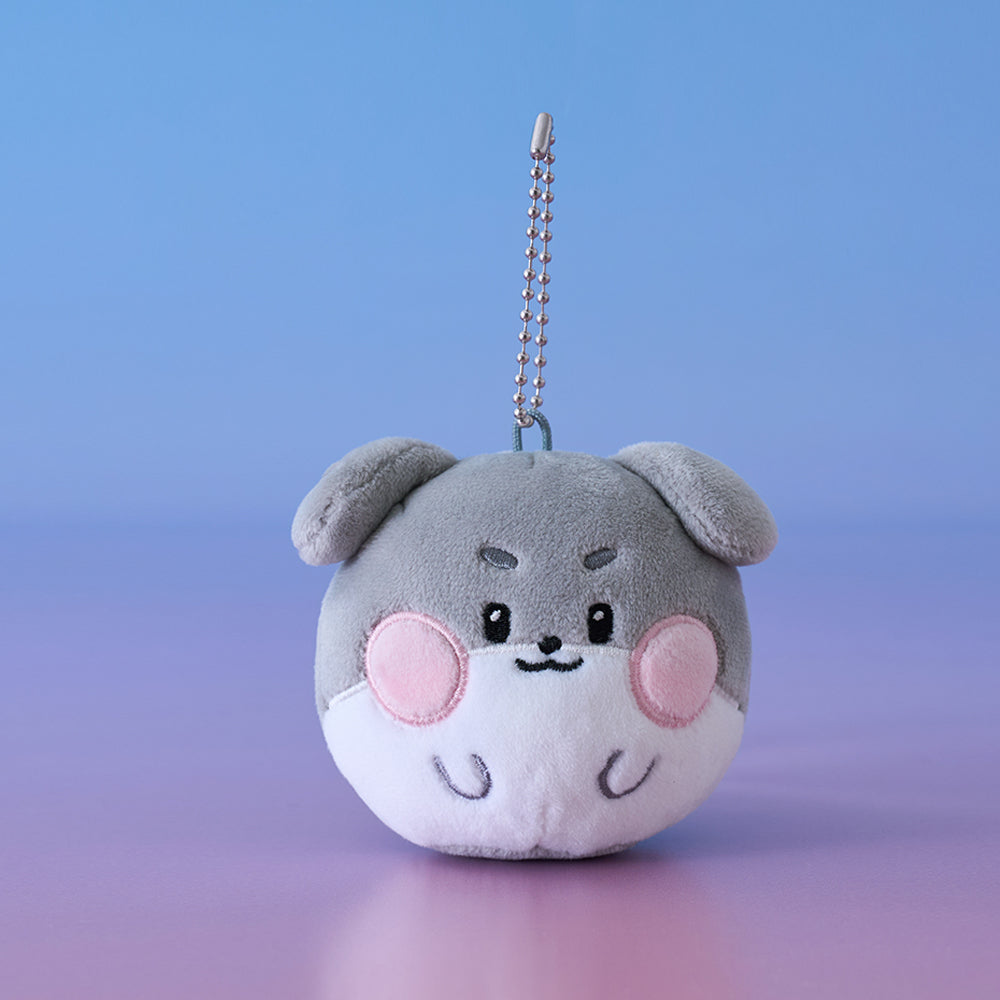 zeroni ふわふわフェイスキーリング gunini