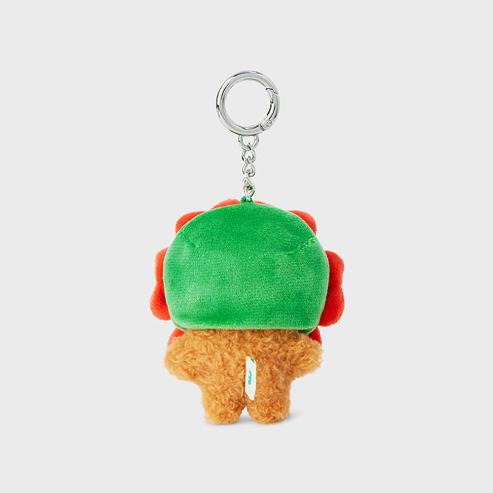 mini minini フラワーキーリング チョコニ